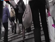 Quick upskirt peek taken on the camera