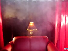 Asa Akira behind the Gigs