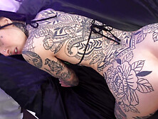 Tattooed cougar Awlivv gets fucked and cum