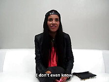 Eveline Dellai In Long Haired Beauty With Flat Tit Getting Nailed At Casting