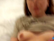 Alina West gets her perfect pussy drilled by a huge Asian cock in POV