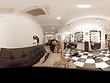 Vr Blowjob In 360! Special Hairdresser