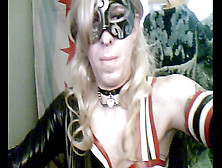 Spandex Cheerleader Crossdresser - Total Cam Show By Vikkicd16