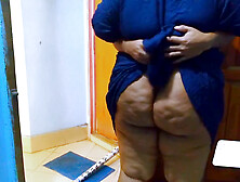 Stepmom Aria Mia with big boobs and a huge ass gets intimate with her stepson while cleaning the room