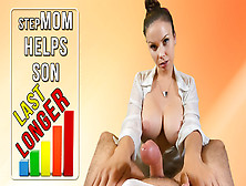 Stepmom Helps Stepson Last Longer - Preview - Immeganlive