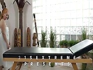 Rob gives granny Marianne a good massage before a good bang