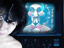 Multiple BIG CUM-SHOT in her mouth! | SAW PORN PARODY