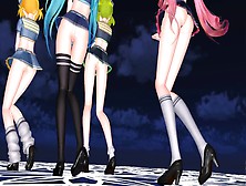 【Mmd】Bad∞End∞Night【セーラー服】