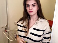 Breastfeeding Step Mother with cumming large wang was caught by her Step Son