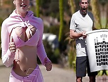 Lazy Babysitter Make Up To Her Employer For Makign A Mess On His House