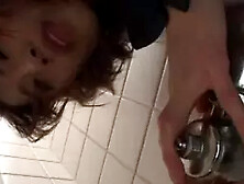 Sexy lesbian scat play