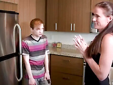 Lovely Stepmom Lends Stepson A Helping Hand With Alex Jett