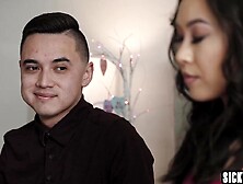 Kimmy Kimm drank large knob and hawt teen enjoyed hardcore cunt screwing with her stepbro