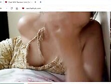 Cute Asian teen flashing on random chat