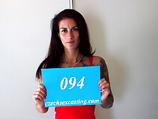 Tattooed Czech Cougar On Sex Casting