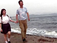 A Fair-skinned Women With Long Firm Breasts Exposes Her Nipples