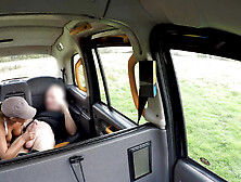 Tanned milf Talula Thomas riding cock in the taxi