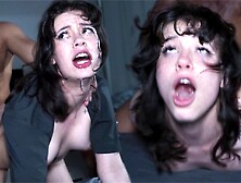 Well-made Mia Stone and Porn Force at tattooed women video
