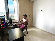 She doesn't like that I'm always playing on the computer with my Hispanic stepsister so she lets me play with my rich wang in he