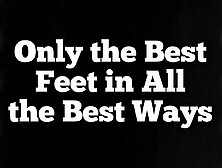 Interracial Footjob with Mena Carlisle and Archer Legend at Foot Patrol Studio