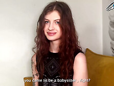 I Fucked Hot Babysitter for Being so Shy