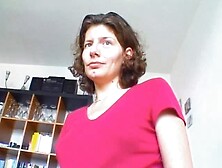 German Mature Plays With Her Pussy