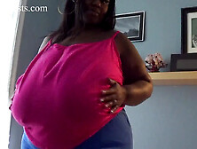 Ms Diva Bbw On Back Jiggles