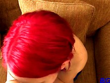 Delectable redhead lady Aiyana Cassidy with meat inside