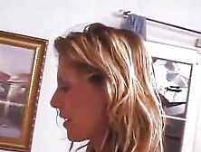 Two starving and furious girls fuck with a strap on then guys join
