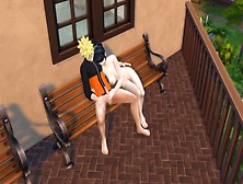 Naruto And Hinata Balcony Sex