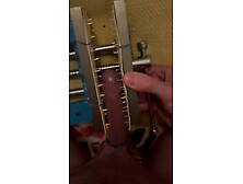 Dick caught in a spiked vice