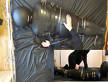 Hogsacked & Belted While Estim