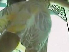 Up skirt cam catches two hot women without their panties