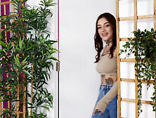 Tanned,  twisted,  and naturally slutty brunette gets TAKEN