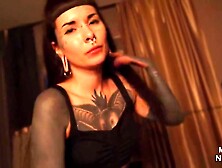 Night Suction From Tattooed Marseline On The Windowsill