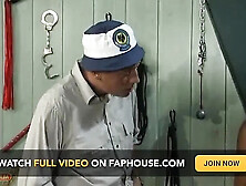 German Threesome: Two Petite Teens Get Piss & Facial Cumshot