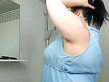 Bbw Alice Showering