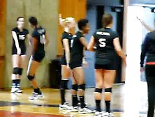 Foothill College Volleyball Girls Warm Up Dance. Flv