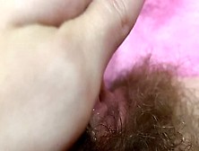 Gigantic Pulsating Clitoris Climax In Extreme Close Up With Squirting Hairy Vagina Grool Play