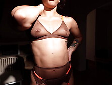 Lena Marseillaise performs her first group-sex