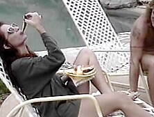 Stunning Outdoor Orgy Action With Superb French Whores