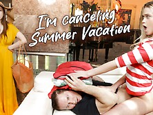 Stepdaughter Yells With Stepdaddy's Jock Inside Her Another time And Once more - TeamSkeet