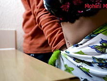 indian desi cute housewife cheating and sexed hard in kitchen in standing doggystyle