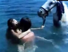 Anna Fonsou Butt,  Breasts Scene in To Koritsi Kai To Alogo