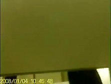 in Dressing Room Sexy Blonde Girl Undressing