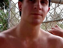 Muscular jock ass pounded in the showers by a buff handsome