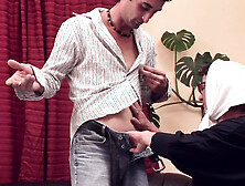 Mature German grandma in a wheelchair gets a monstrous sperm shot