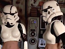 Vivid Parody - two Storm Troopers Enjoy some Wookie Penis