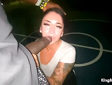 Outdoor Night Blowjob - Yvonne Carlo & Louie Smalls