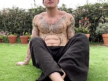 Lick My Toes While I Jerk Off In A Garden